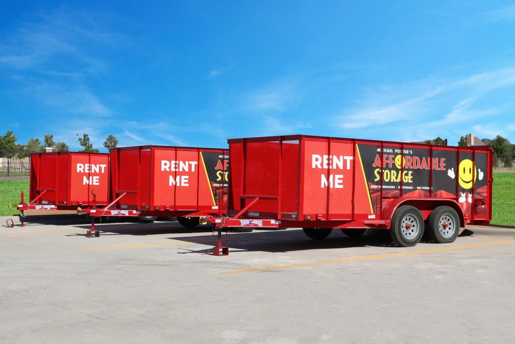 Free trail available on move-in day at Affordable Storage