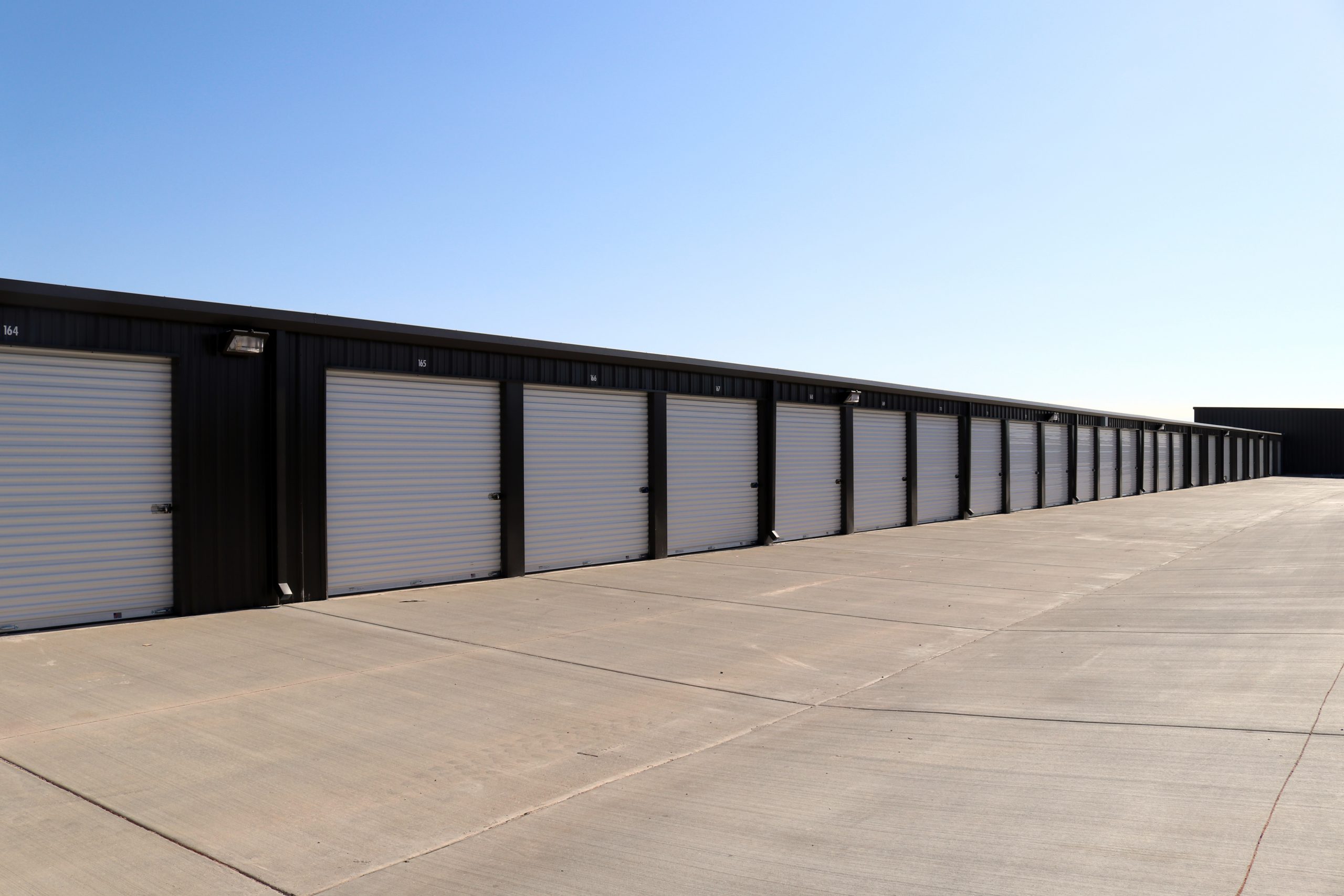 Drive-up storage units at Affordable Storage